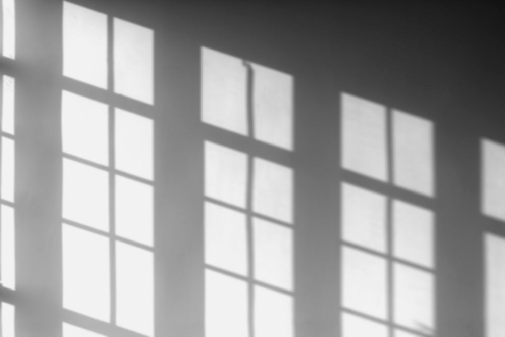 Window frame shadow background design element