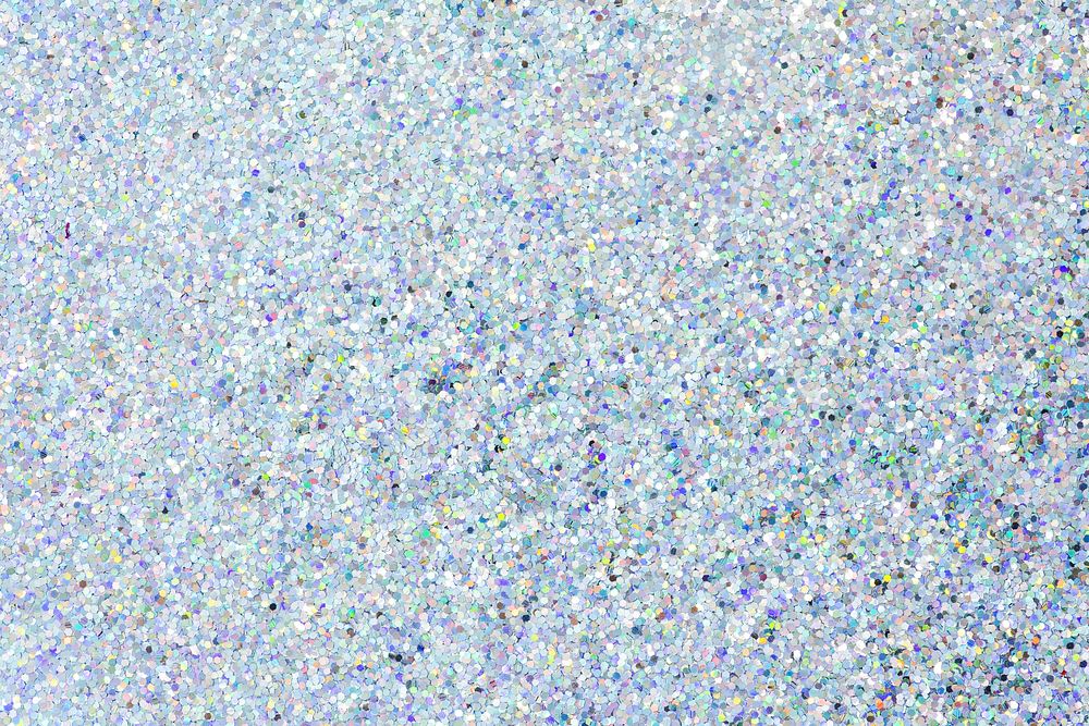 Shiny silver glitter textured background