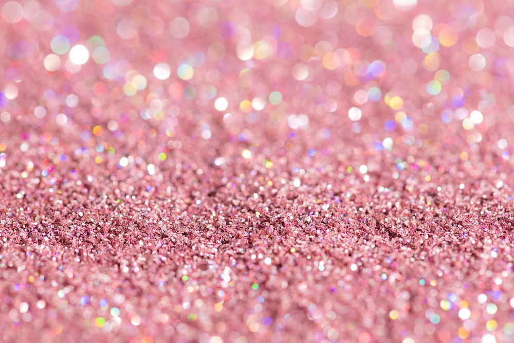 Shiny pink glitter textured background