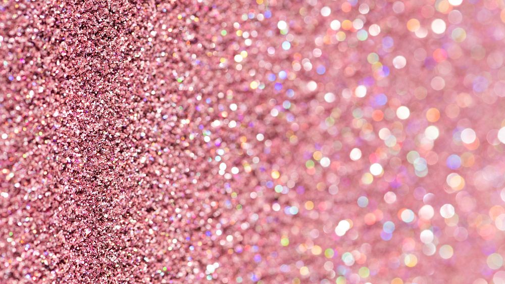 Shiny pink glitter textured background