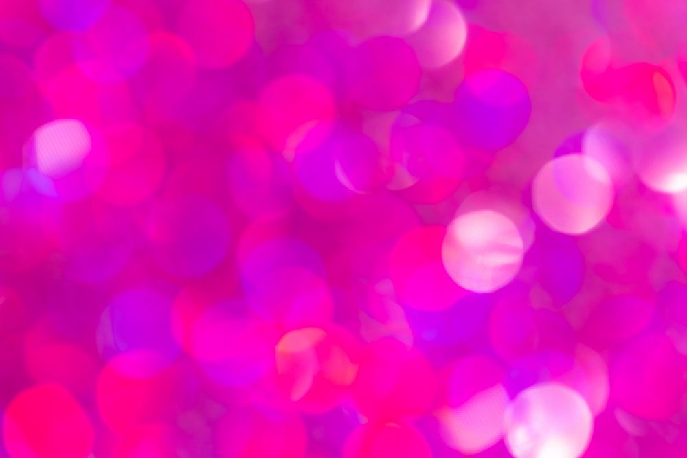 Abstract blurred pink bokeh lights background