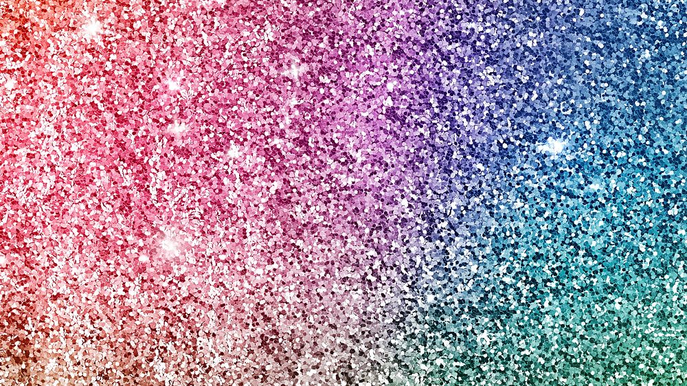 Colorful Glittery Rainbow Background Texture 