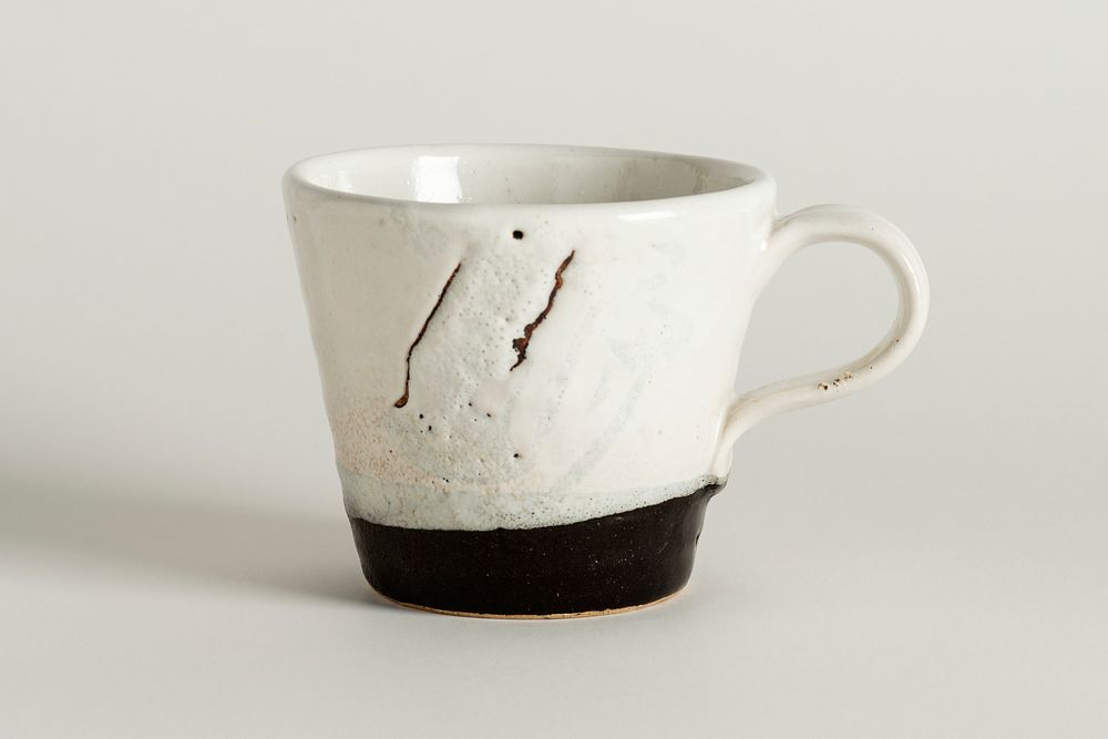 Rustic white coffee mug design resource 