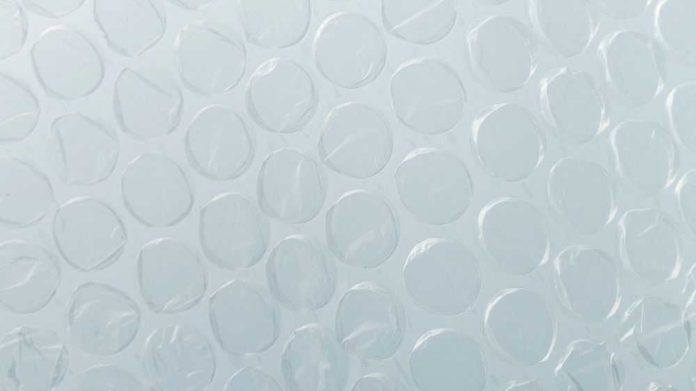 Plastic bubble wrap background 