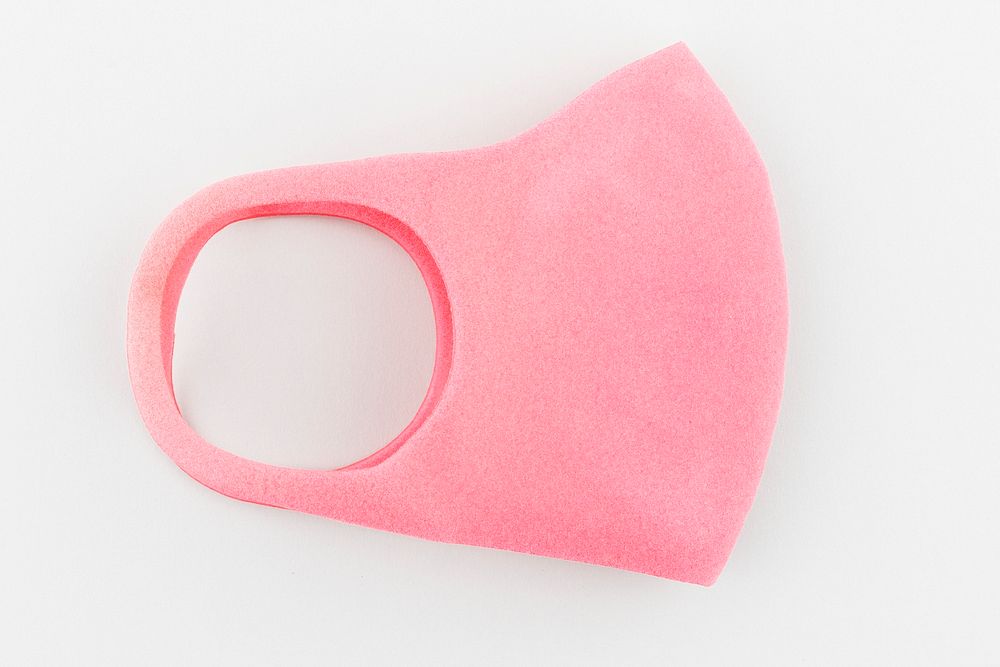Pink soft Polyurethane foam face mask