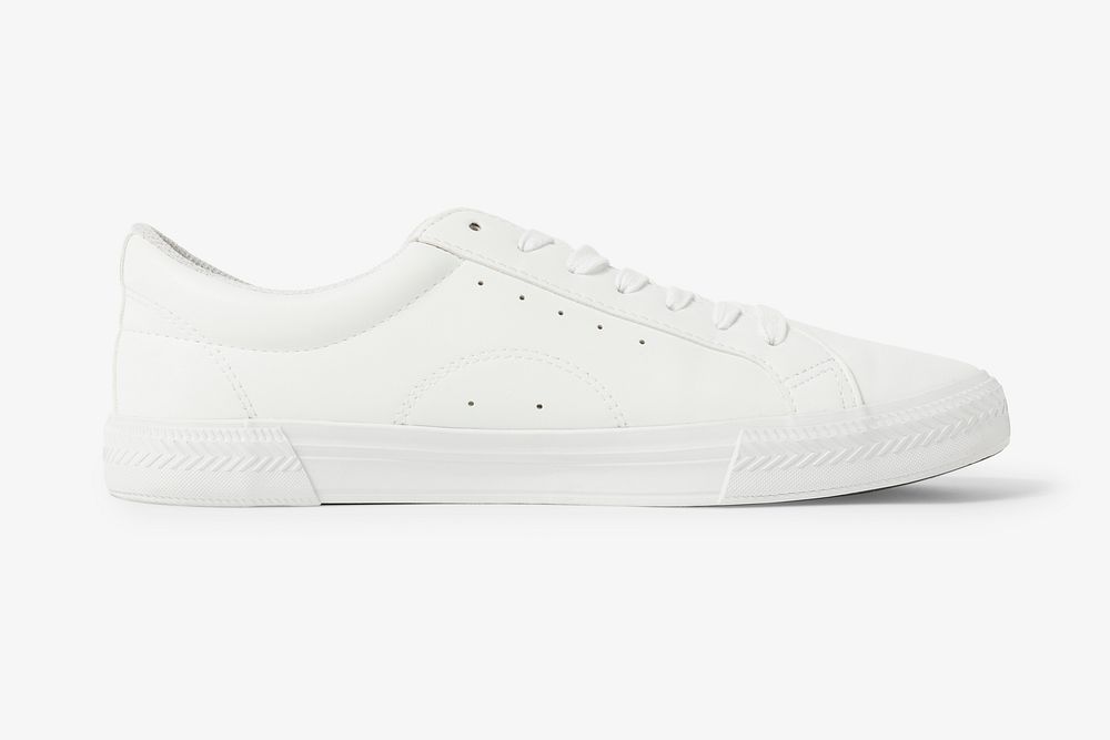 White canvas sneakers unisex footwear fashion