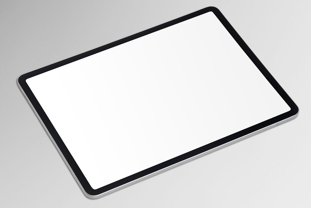 Digital tablet screen mockup psd smart tech