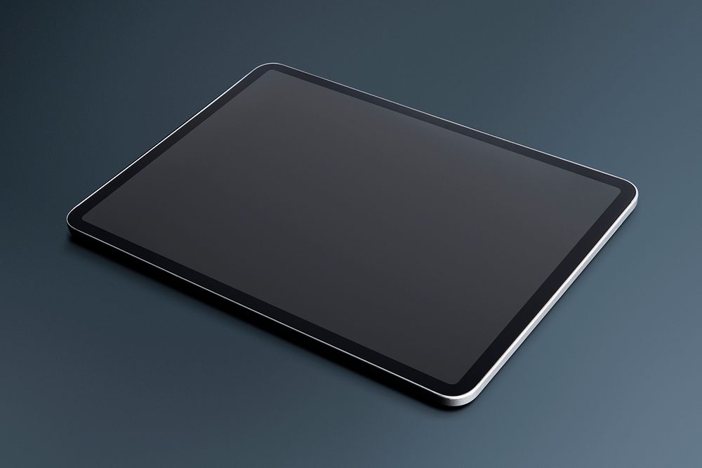 Digital tablet screen mockup psd smart tech