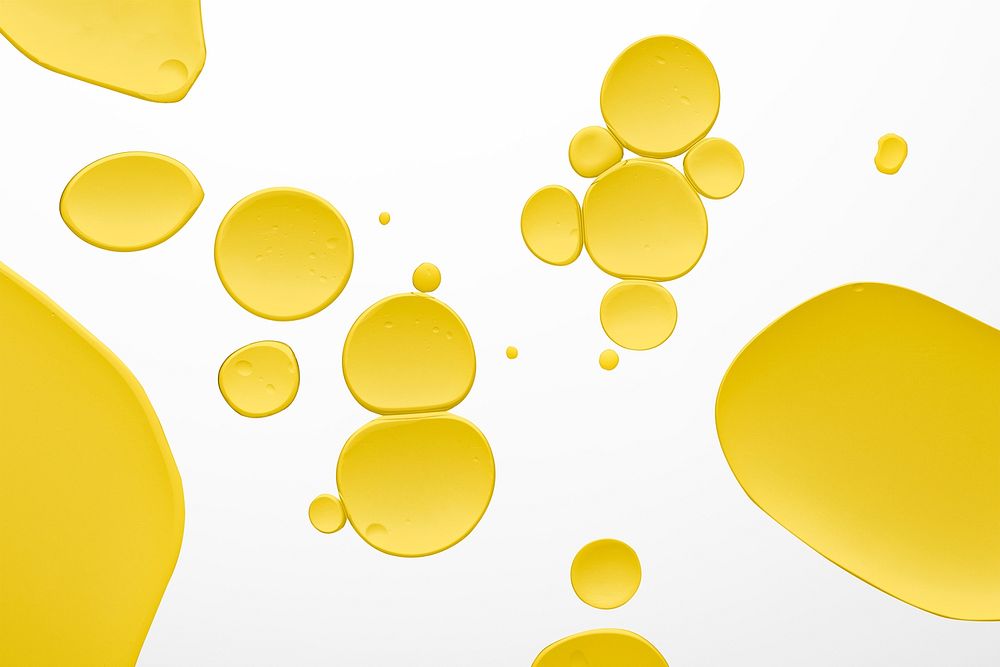 Yellow abstract background  oil bubble psd texture wallpaper