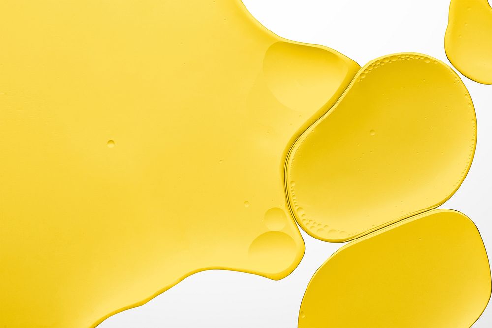 Yellow abstract background  oil bubble psd texture wallpaper