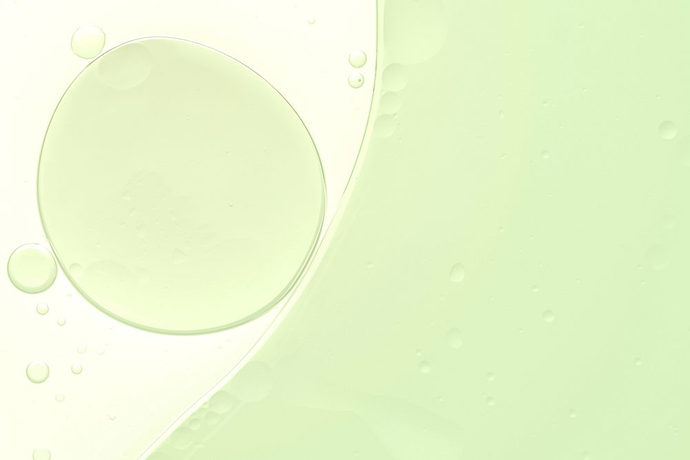 Green abstract background  abstract oil bubble texture wallpaper