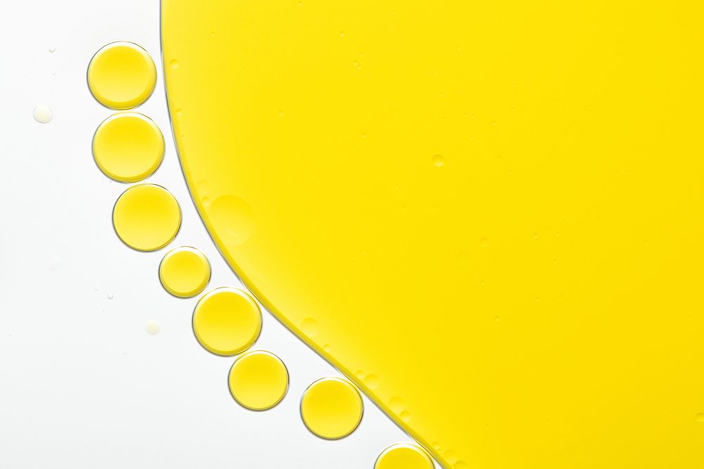 Yellow abstract background  abstract oil bubble texture wallpaper