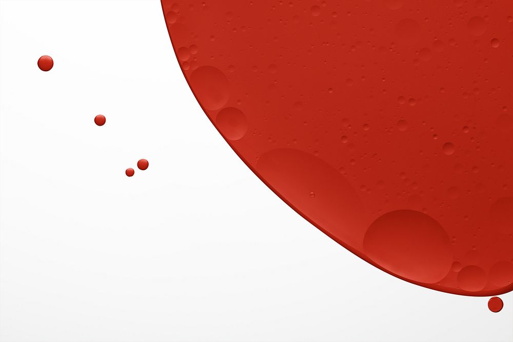 Red abstract background oil bubble texture psd wallpaper