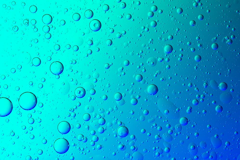 Abstract background gradient oil bubble in water wallpaper