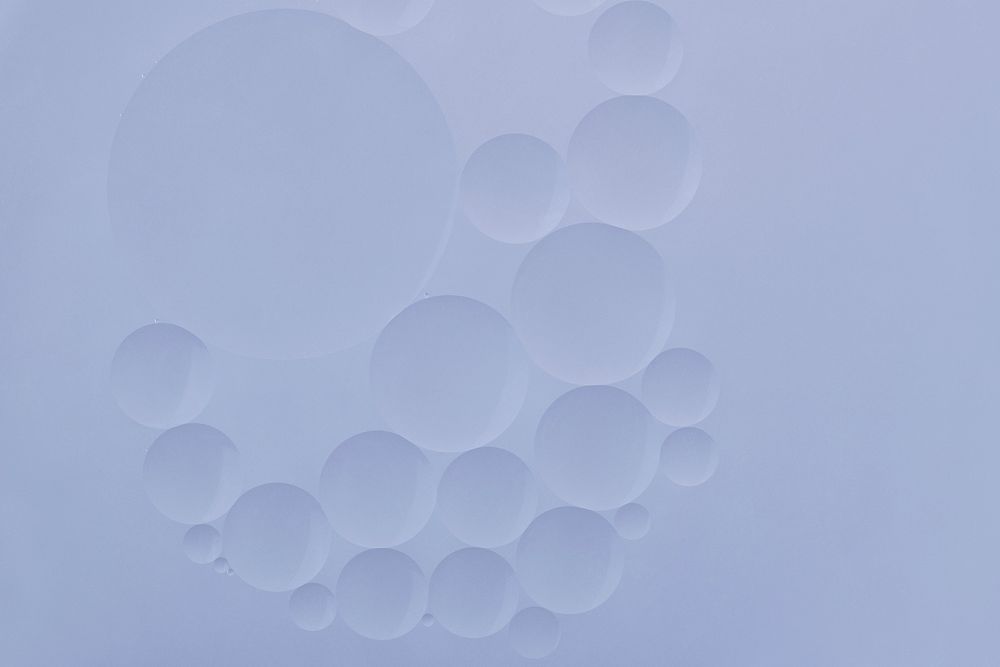 Blue background abstract oil bubble texture wallpaper