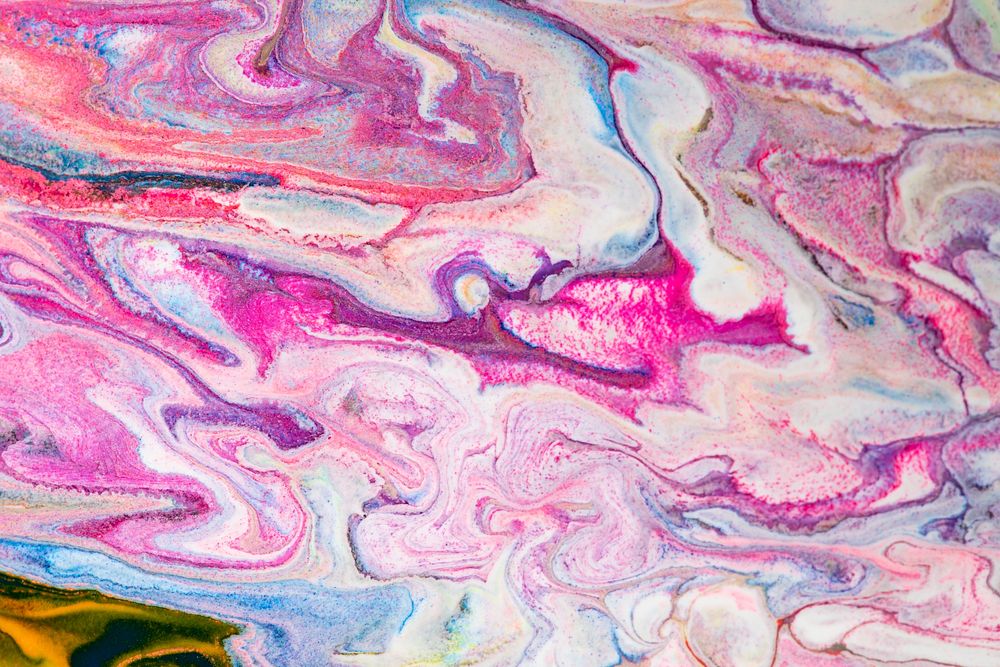Pink fluid art art background DIY abstract flowing texture