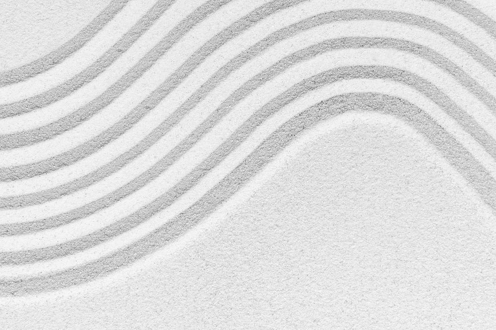 White sand surface texture background zen and peace concept