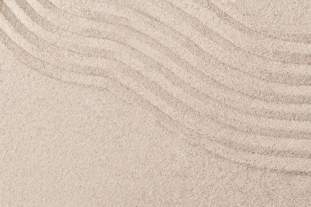 Sand wave nature textured background in wellness concept