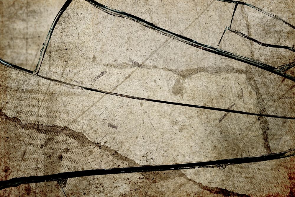 Grunge background effect PSD with cracked glass
