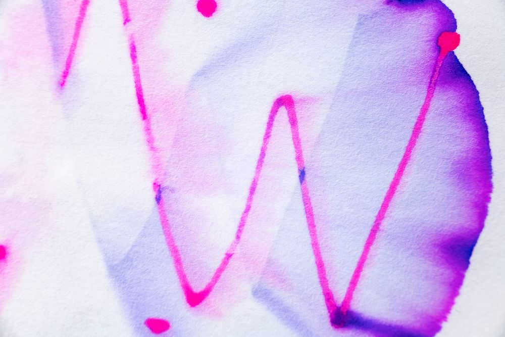 Aesthetic abstract chromatography background in purple tone