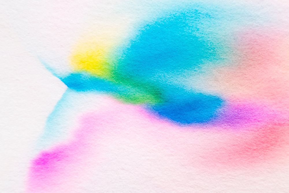 Aesthetic abstract chromatography background in colorful tone