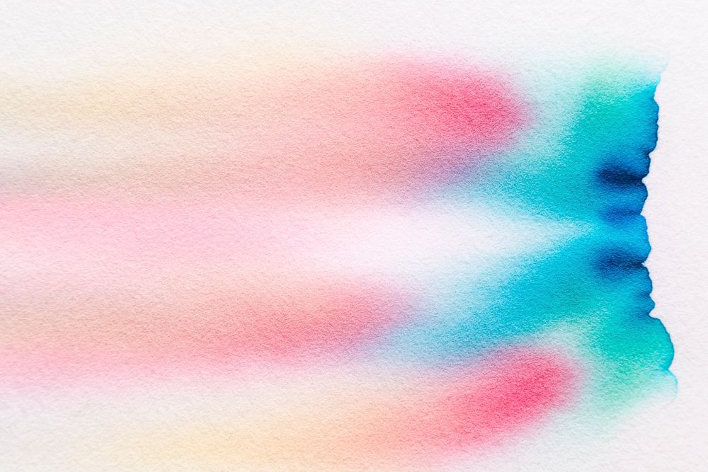 Aesthetic abstract chromatography background in colorful tone