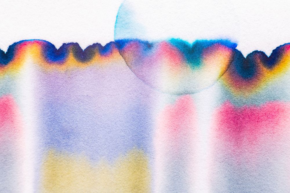 Aesthetic abstract chromatography background in colorful tone