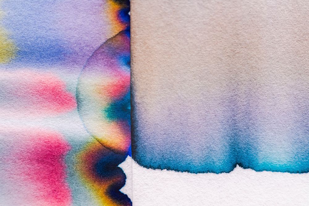 Aesthetic abstract chromatography art element