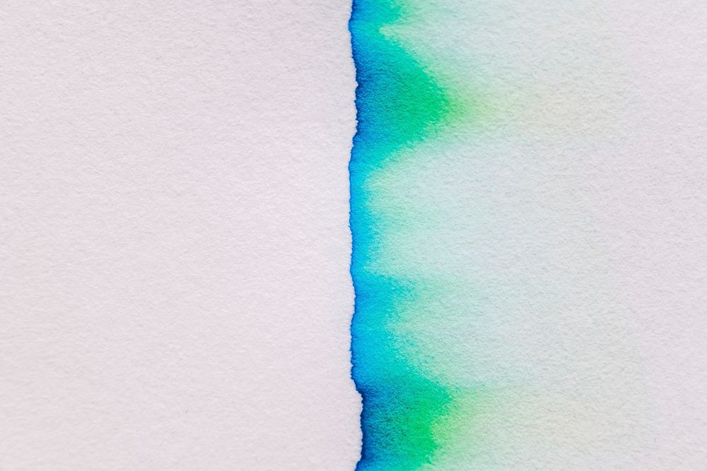 Aesthetic abstract chromatography background in green tone