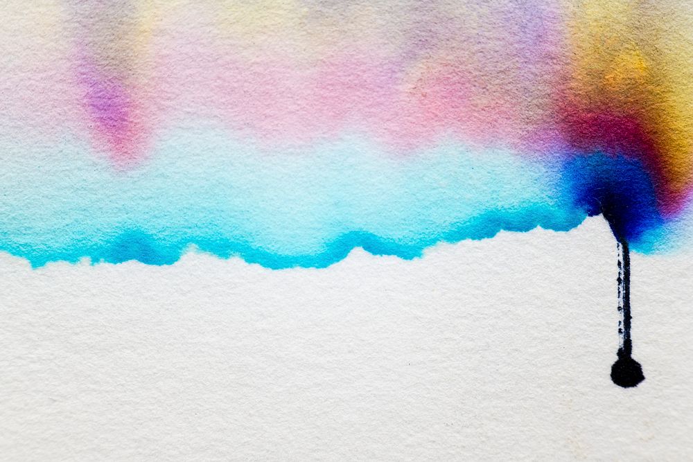 Aesthetic abstract chromatography background in colorful tone