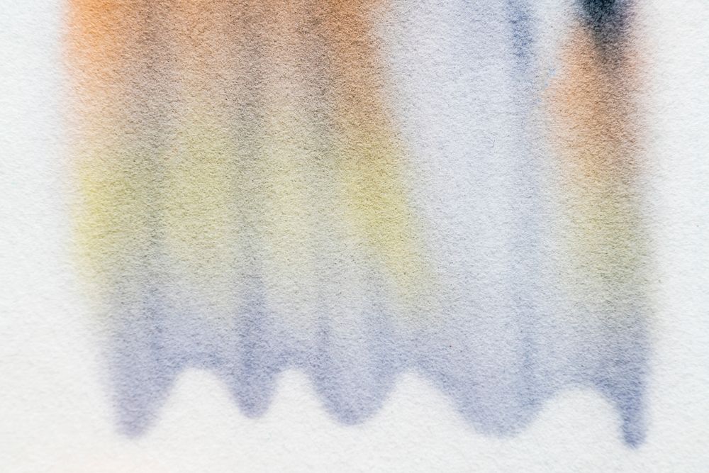 Aesthetic abstract chromatography background in blue tone