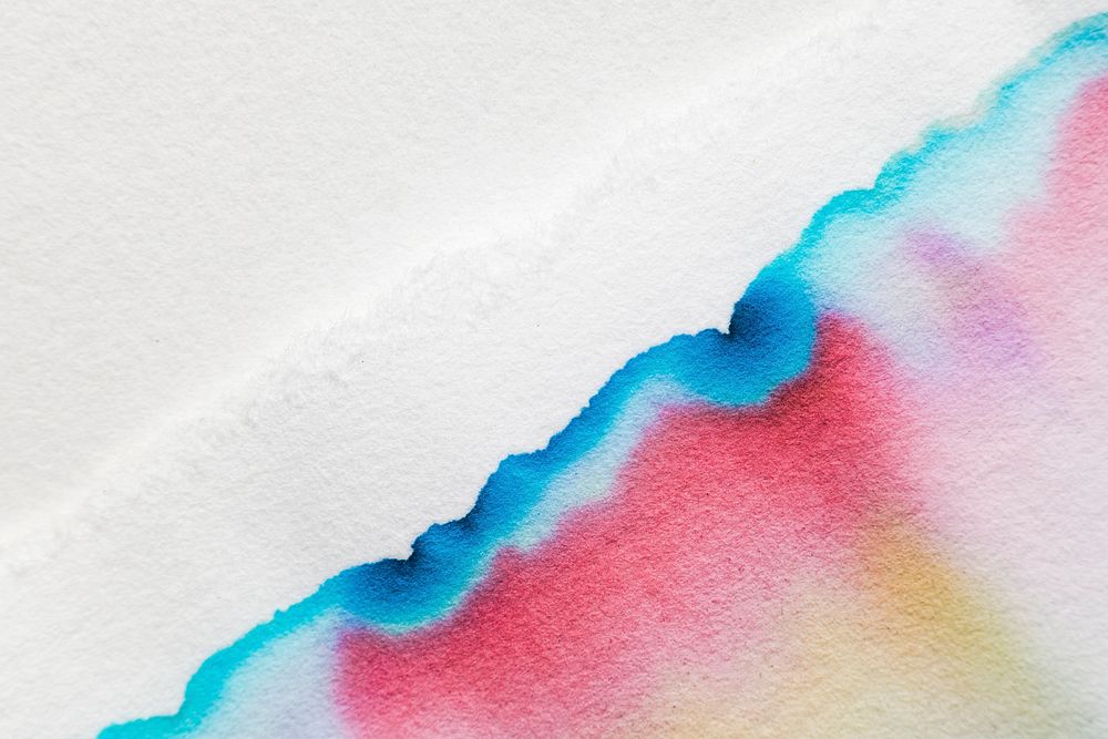 Aesthetic abstract chromatography background in colorful tone