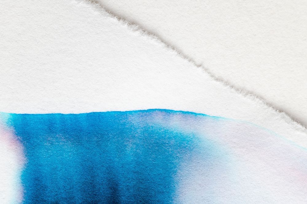 Aesthetic abstract chromatography background in blue tone