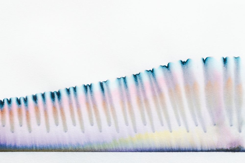 Aesthetic abstract chromatography background in colorful tone