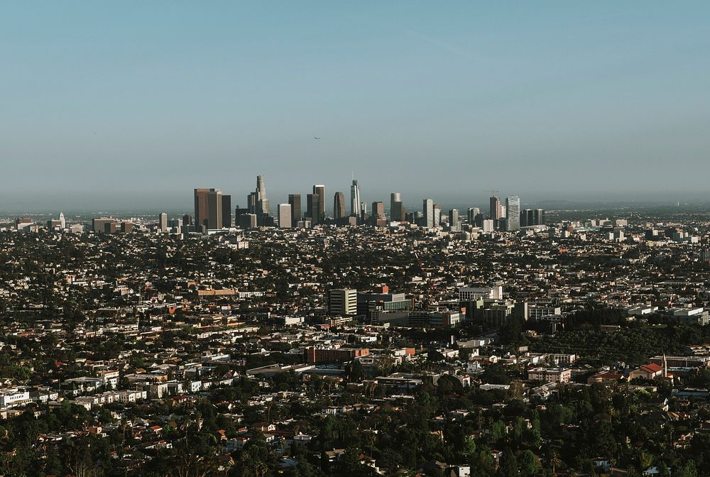 View of Los Angeles city, USA