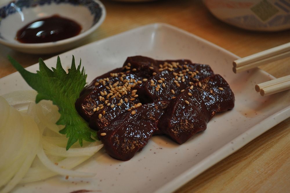 Beef Liver Sashimi - Japanese Food