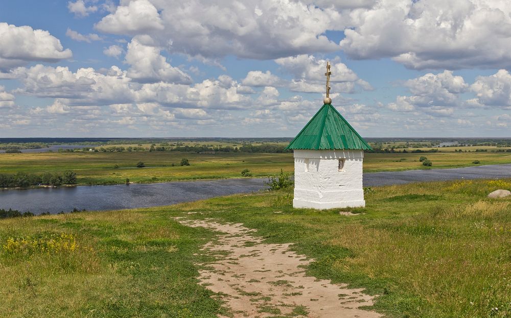 The Oka River From Konstantinovo Village, Ryazan Oblast, Russia