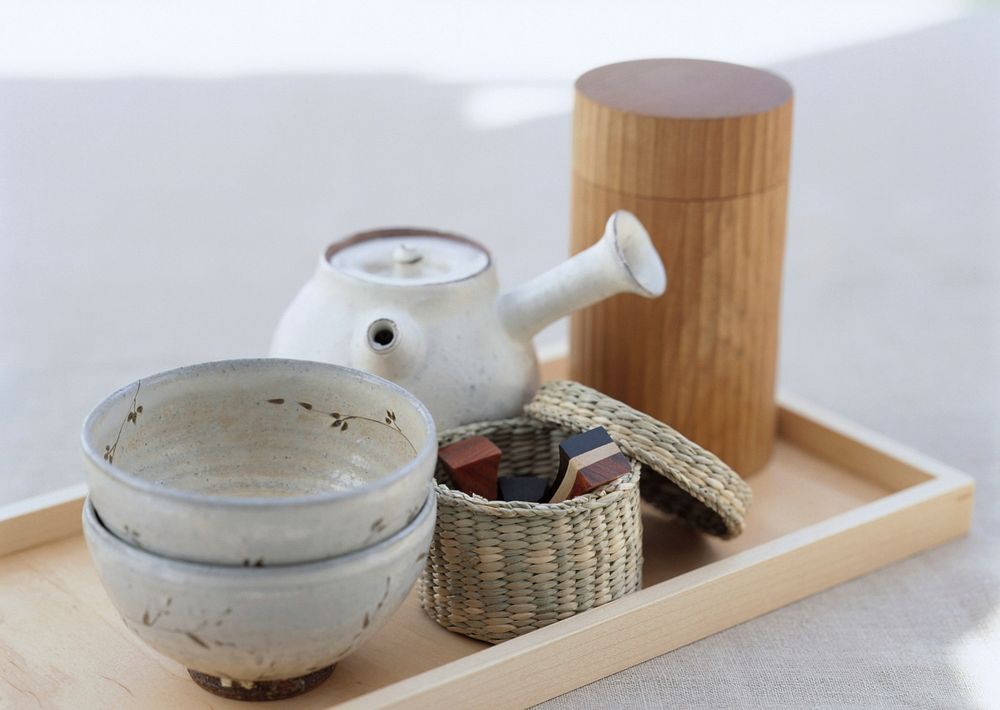 Korean Tea Set With Teapot And Cup