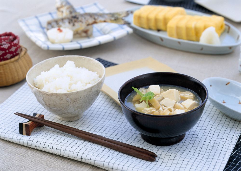 Free Japanese breakfast image, public domain food CC0 photo.