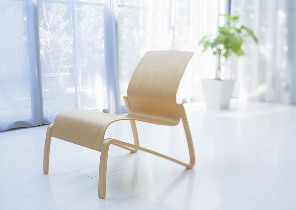 Wooden Chair In Livingroom