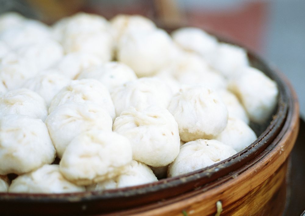 Free steamed dumplings image, public domain food CC0 photo.