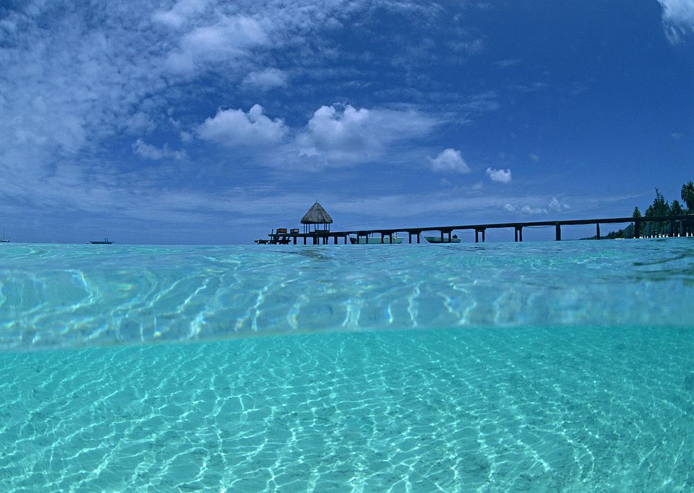 Beautiful Beach Landscape In Maldives