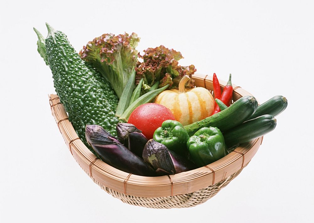 Fresh Vegetables In The Basket