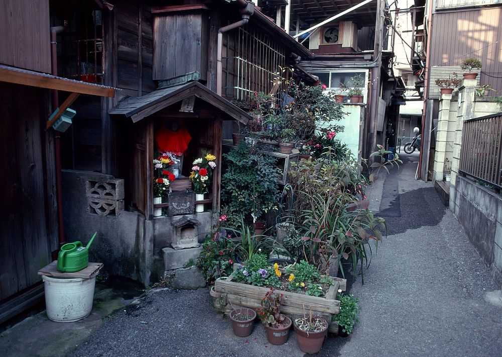 Old Traditional Streets Of Tokyo