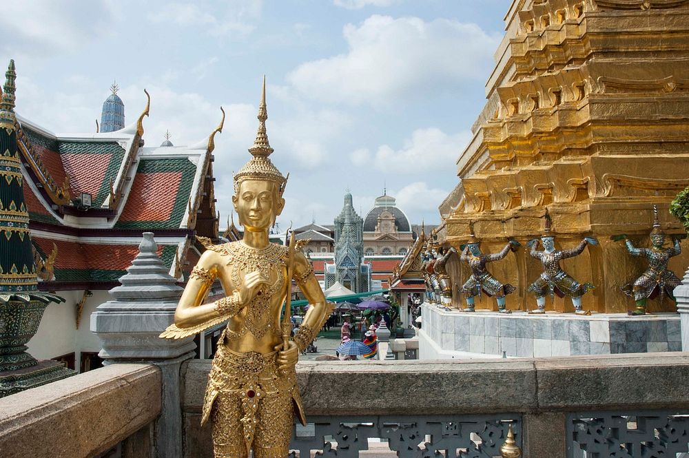 Golden Sculpture At Grand Palace