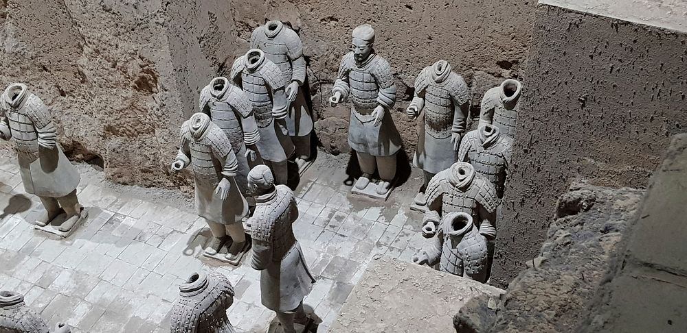 The Terracotta Army In The Museum Of Qin Shi Huangs Tomb