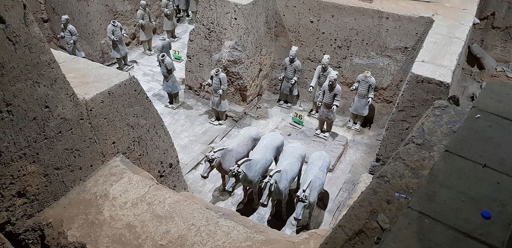The Terracotta Army In The Museum Of Qin Shi Huangs Tomb
