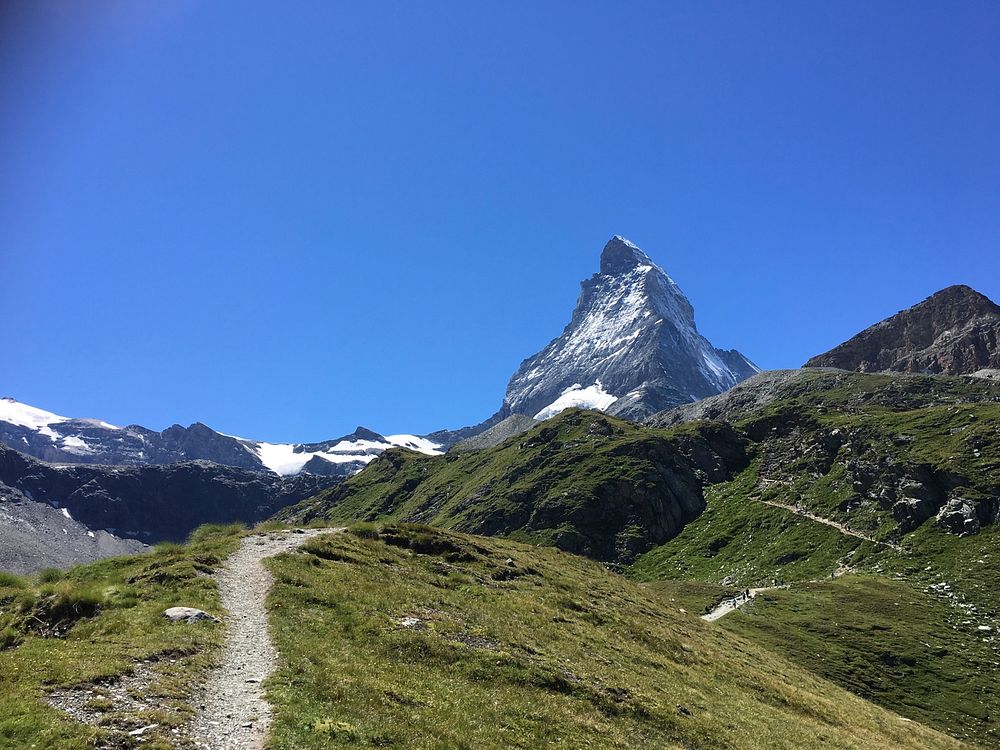 Mattehorn Alpine Mountain, Switzerland
