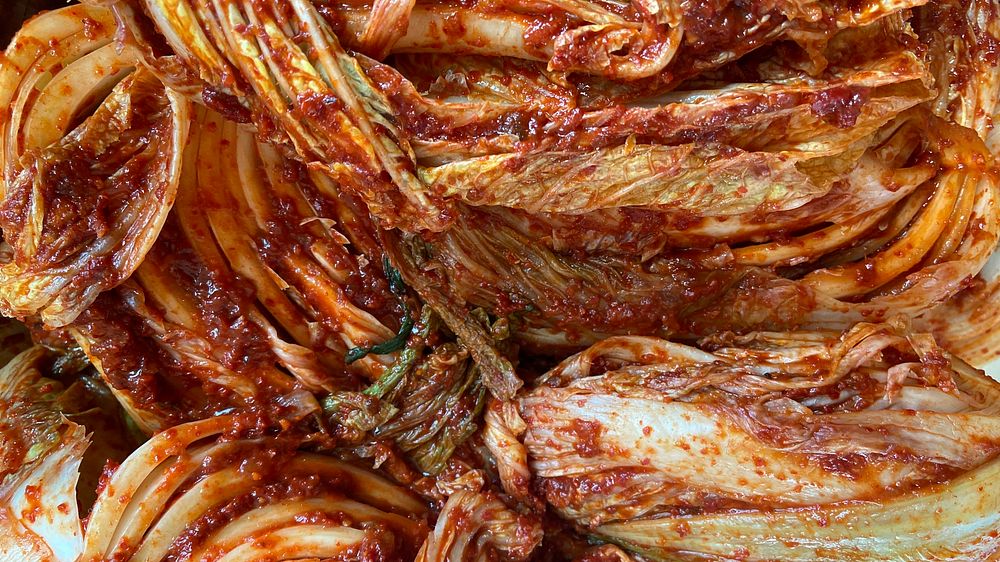 Free gimjang kimchi, koreaan cuisine image, public domain vegetables CC0 photo.