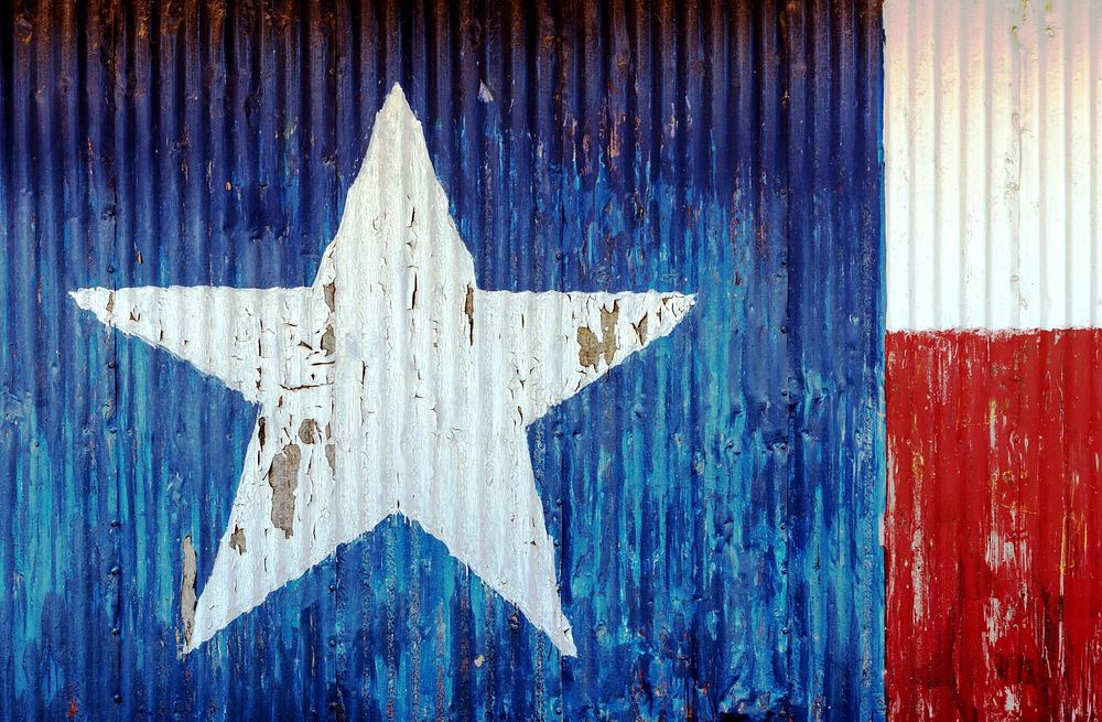Free Texas State flag image, public domain wall CC0 photo.